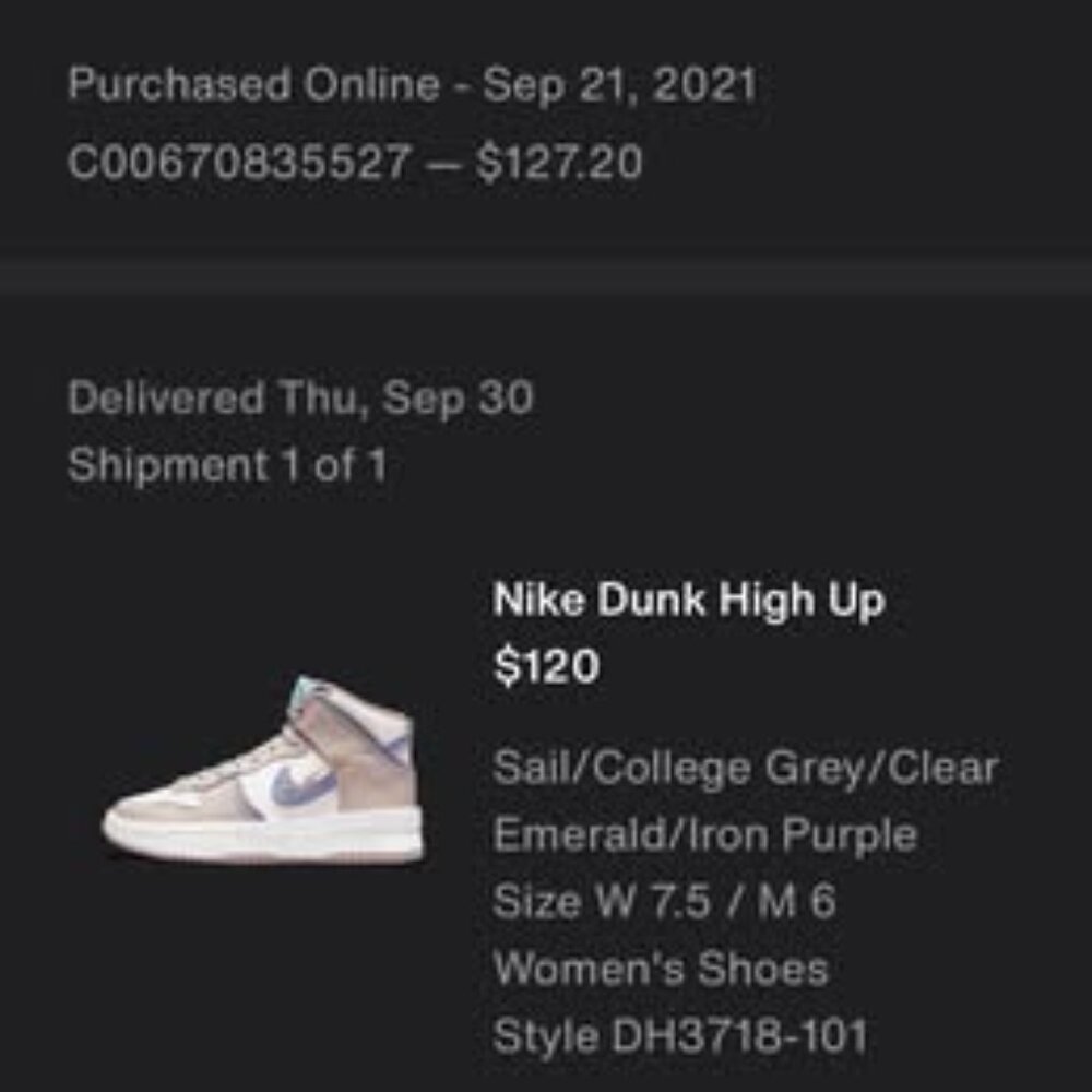 Nike Dunk High Up Size 7.5 (Women's)/6 (Men's) - Picture 12 of 12